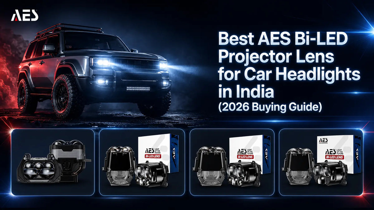 Best AES Bi-LED Projector Lens for Car Headlights in India