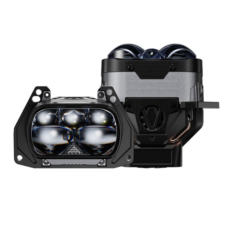 AES Turbo LV 3″ Dual Laser 4 LENS Bi-Led Projector 6000K