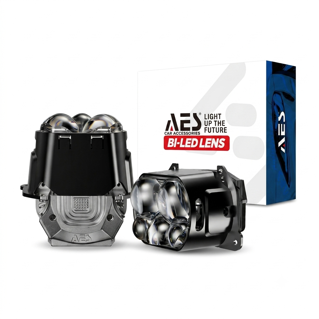Turbo SV 3″ Five Laser 3 Inch Bi-Led Projector Lens Square Headlight Projectors