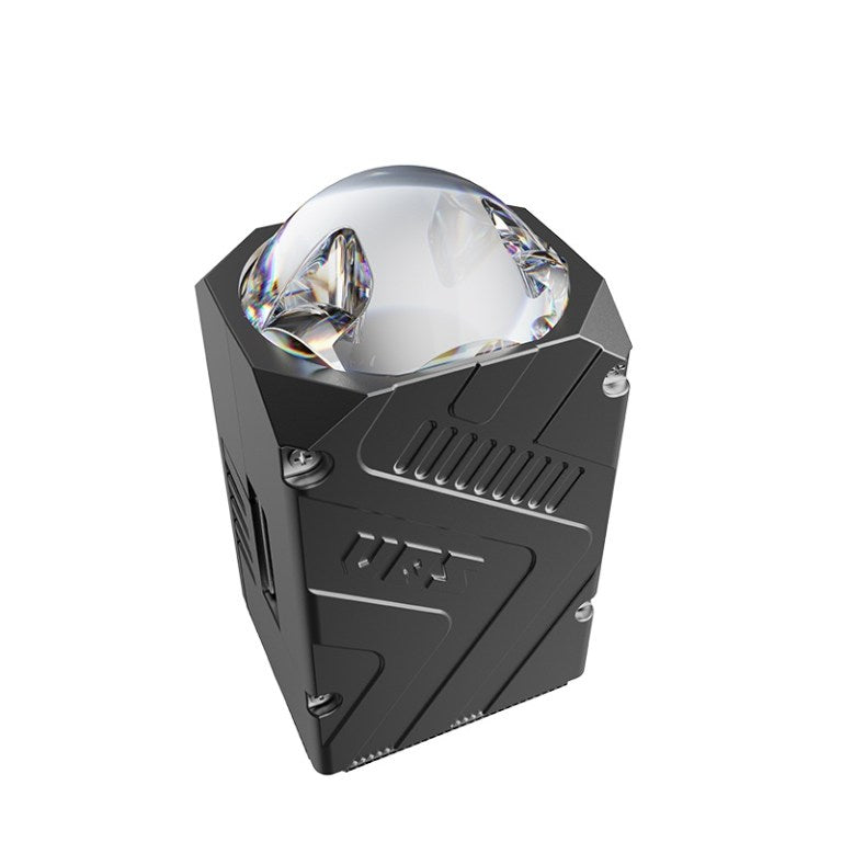Top view of AES Matrix SQ800 Dual Laser Bi-LED projector lens dome