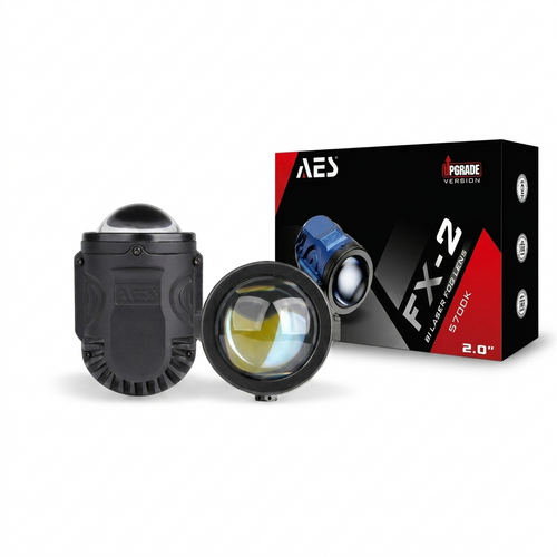 AES FX-2 bi laser fog lens with packaging box