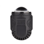 AES FX-2 fog light heatsink side angle view