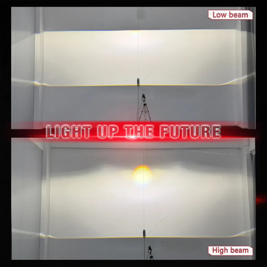 AES FX-3 dual reflector fog light 6000K white beam test