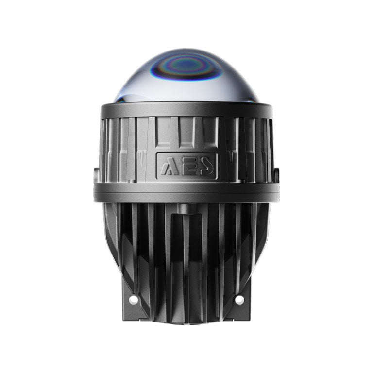 AES FX-3 reflector fog lamp front dome lens view