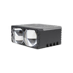 AES NV-5 bi-laser auxiliary lens angled housing view