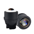 AES Q8 3 inch bi-LED fog lamp pair, front and angle view