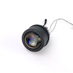 AES Q8 3 inch fog light projector top angle view with wiring