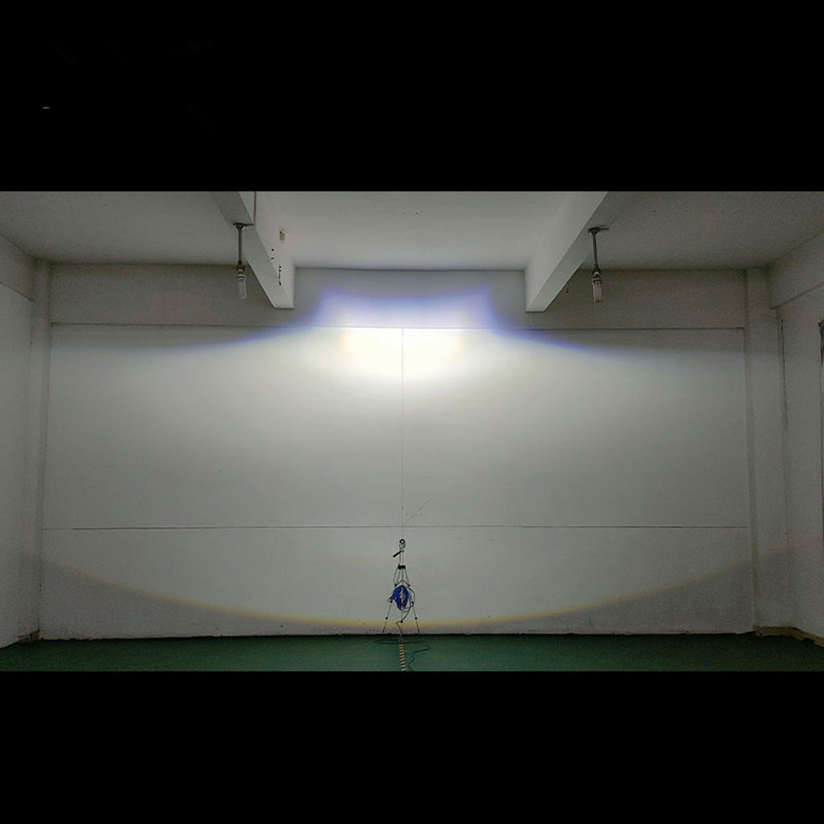 AES Q8 Pro fog light projector high beam pattern test